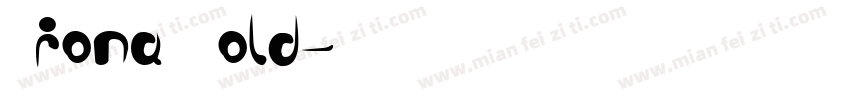 Kiona Bold字体转换